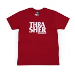 CAMISETA THRASHER ANTI LOGO VINHO