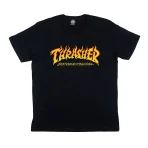 CAMISETA THRASHER FIRE LOGO PRETA - Imagem 2