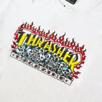 CAMISETA THRASHER SKULLS KRAK BRANCA - Imagem 2