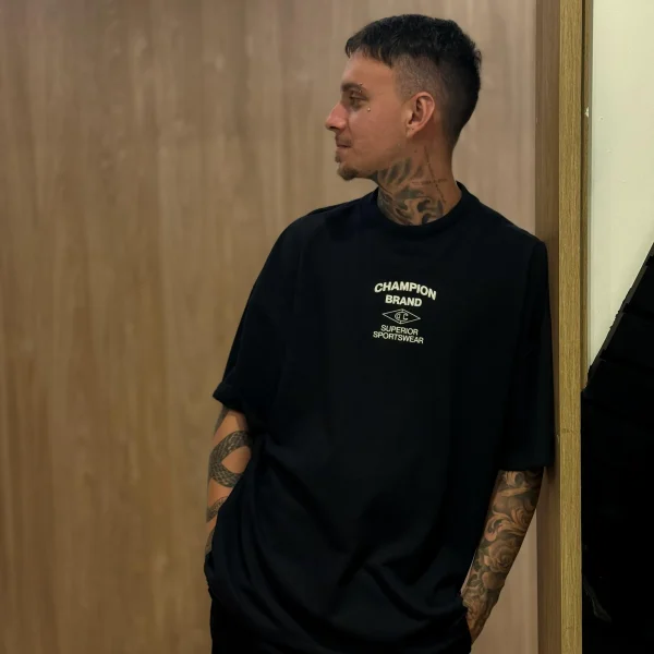 CAMISETA OVERSIZED SURFACE SUPERIOR BRAND | M