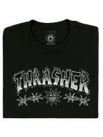 CAMISETA THRASHER BARBED WIRE PRETA - Imagem 3