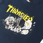 CAMISETA THRASHER NECKFACE 40 YEARS AZUL